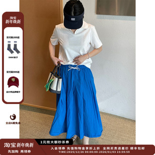 25AW彩点针织布翻领短袖 设计师品牌WHM T恤JULY 现货