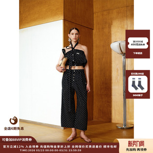 26SS 设计师品牌OIIORIRI 纯棉印花系带抹胸 现货