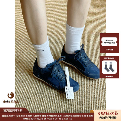 【现货】设计师品牌ORINOUS 25AW休闲系带平底鞋JULY
