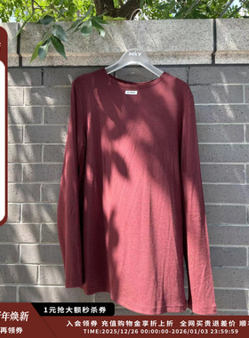 【现货】设计师品牌OIIORIRI 24AW秋冬现货罗纹打底衫面膜T多色