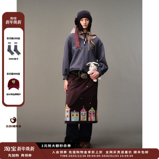 25AW 设计师品牌AUBRUINO 格纹连帽卫衣JULY 现货