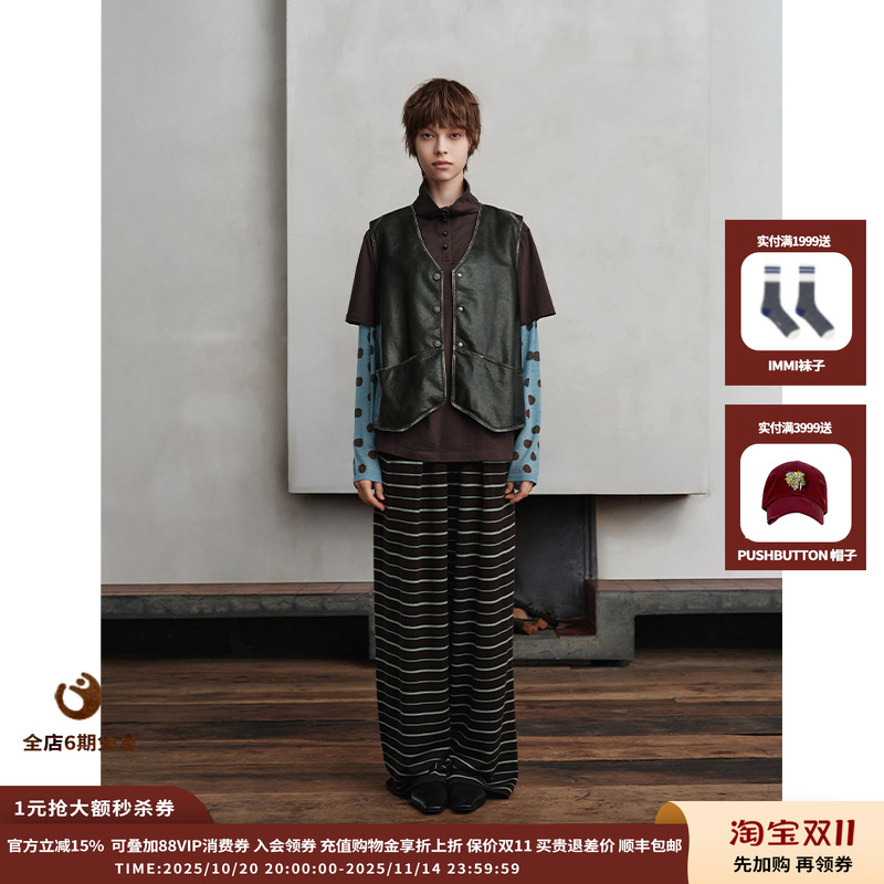 ASYUS25AW简约复古马甲JULY