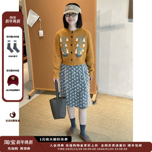 25AW提花针织圆领开衫 SENTENCE 设计师品牌SHORT JULY 新品