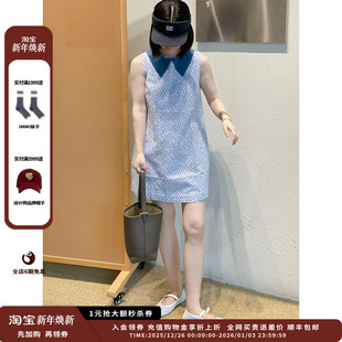 7月胶囊无袖 设计师品牌COEMES 海军领连衣裙JULY 现货