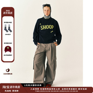 SENTENCE 设计师品牌SHORT 26RSJ字母提花圆领针织上衣 现货