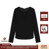 钩针亨利长袖 衫 26PS 现货 设计师品牌OPEN