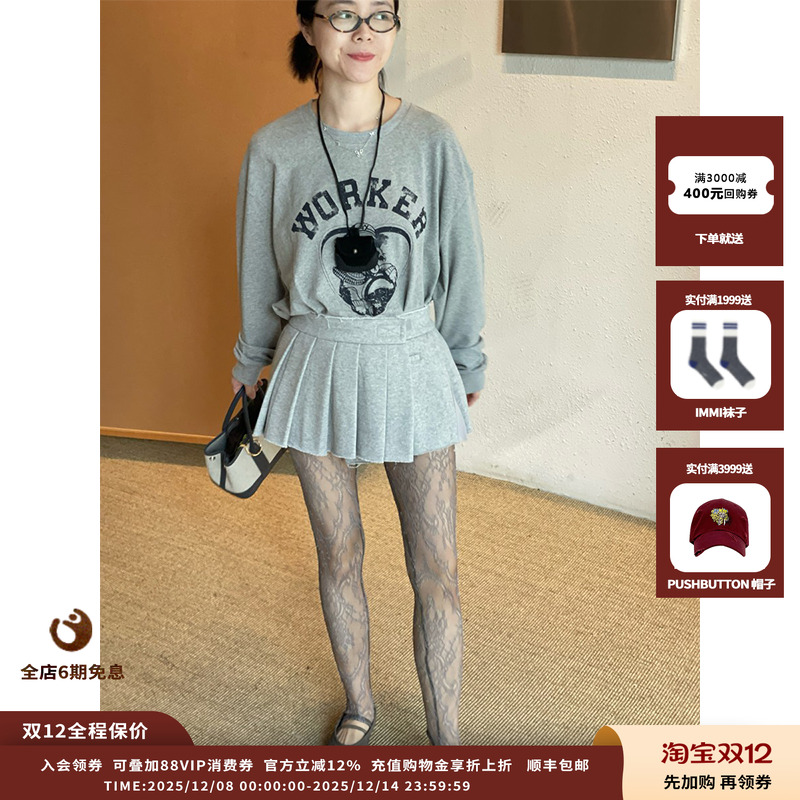 【现货】设计师品牌OPEN YY25PF宠物俱乐部长袖JULY