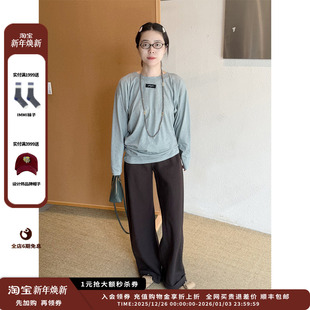 25AW不对称展量套头上衣JULY 设计师品牌YOEYYOU 现货