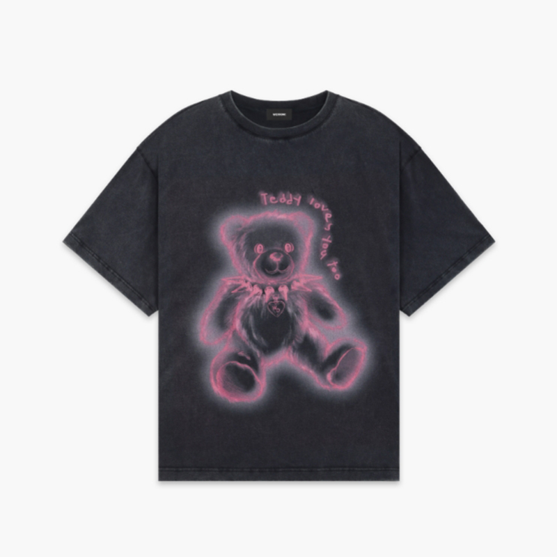 25AW木炭海军蓝泰迪T恤JULY