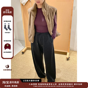 25AW深灰色羊毛柔软长裤 设计师品牌DUIDAO对倒 JULY 现货