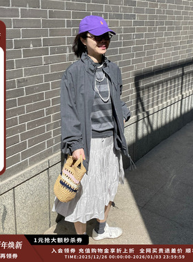 【现货】品牌IMMI 25SURPLUS超薄精纺羊毛拉链夹克MWESSWJK0533X