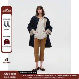 高腰直筒九分裤 25PF 设计师品牌ASYUS JULY 现货