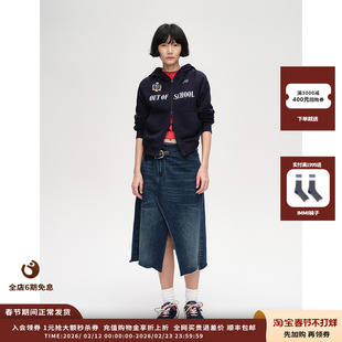 【现货】设计师品牌SHORT SENTENCE26SS带扣拼接半裙JULY