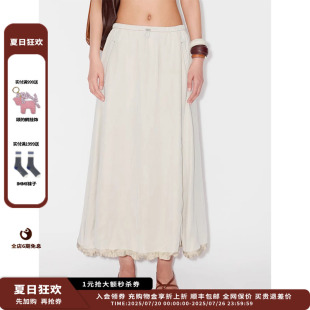 工装 25SURPLUS 新品 喇叭型长半裙MWESSWSK0480X 品牌IMMI