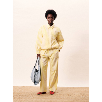 FRNCH26SS浅灰色休闲直筒裤