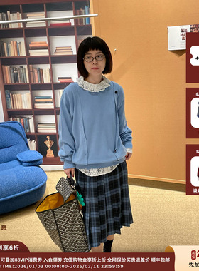 【现货】设计师品牌PUSHBUTTON 25AW前褶裥短裙裤JULY