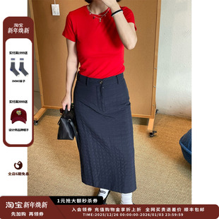 现货 纯色基础短袖 设计师品牌AETHER 25AW T恤JULY HAZE