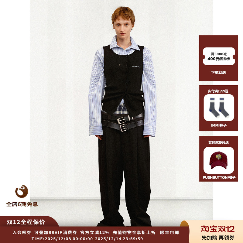 ETHOR25AW羊毛针织背心JULY