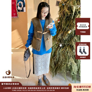 【现货】设计师品牌pushBUTTON 25PS现货白色混合蕾丝短裙JULY