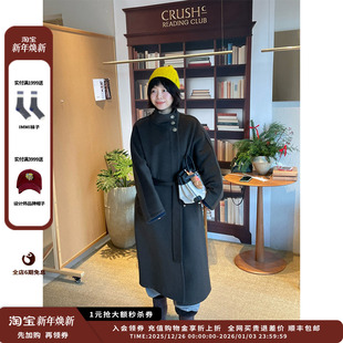 大衣MWEFWWCO1095X 设计师品牌IMMI25AW羊绒双面立领长款 现货