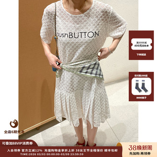 【现货】设计师品牌PUSHBUTTON 25PF胶囊褶边连衣裙JULY