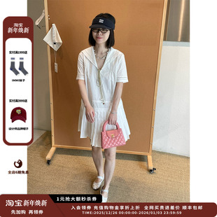 25PF海军领短袖 DUST 设计师品牌ICE 连衣裙JULY 现货