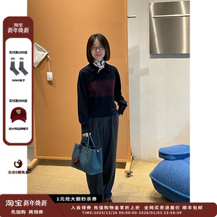 25AW斜拉链Polo针织JULY 设计师品牌ETHOR 现货