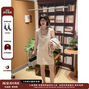 26PS Collection 设计师品牌Crush 格子花呢背心连衣裙 现货