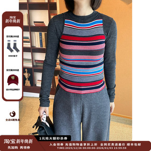 背心 25AW羊毛条纹无袖 设计师品牌IMMI MWEFWKKN0323X 现货