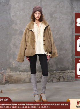 【现货】设计师品牌PUZZLE PIECE 26PS月桂绿Fluffy毛绒外套 JULY