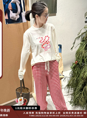 【现货】IMMI24AW羊毛针织波点蛇年印花长袖T恤MWDFWJLT0744X