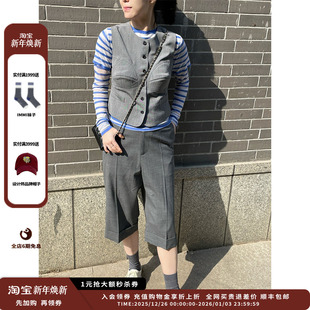 25SS无图案背心JULY 设计师品牌PUSHBUTTON 现货