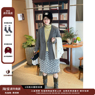 26PS Collection 设计师品牌Crush 羊毛混纺大廓形西装 现货