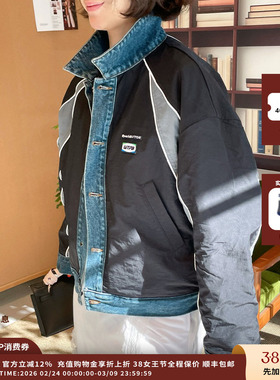 【现货】设计师品牌 PUSHBUTTON 26RS双面可穿丹宁防风夹克