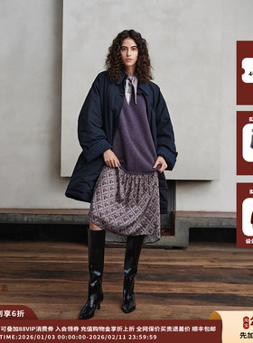 【现货】设计师品牌ASYUS 26PS毛织拼接连衣裙 JULY