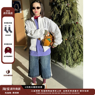 拼接牛仔半身裙 25PS新品 设计师品牌pushBUTTON JULY 新品