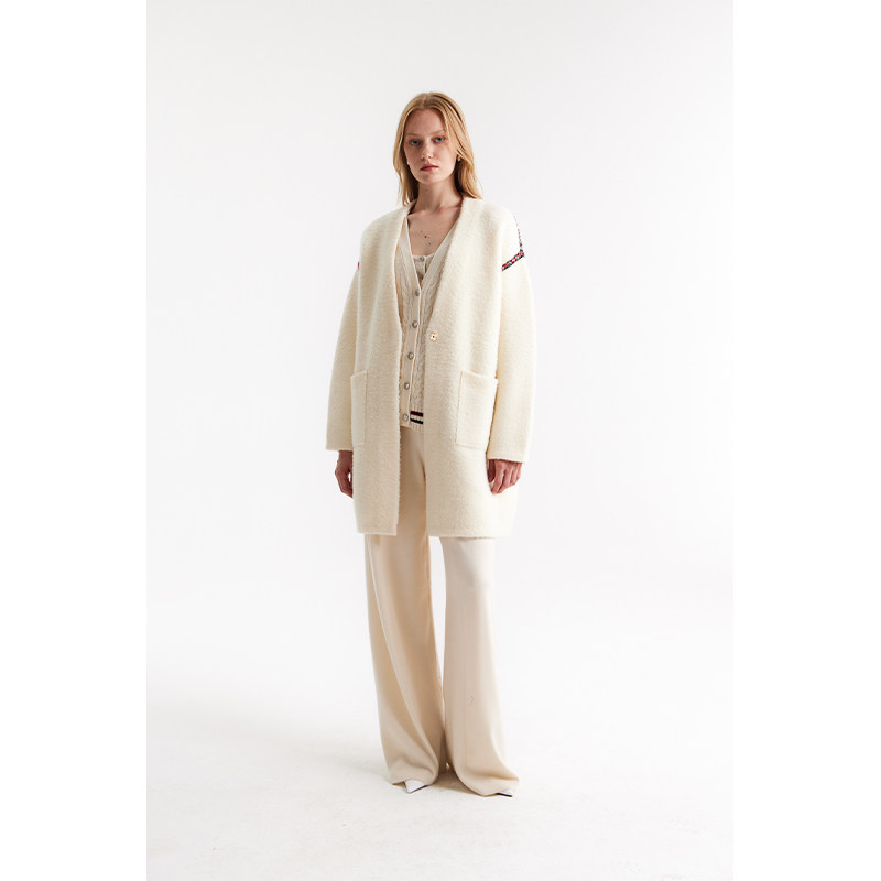 25AW泰迪圈圈装饰边大衣JULY