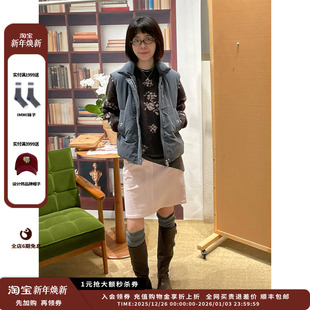 细条灯芯绒工装 25AW 设计师品牌WHM 短裙JULY 现货