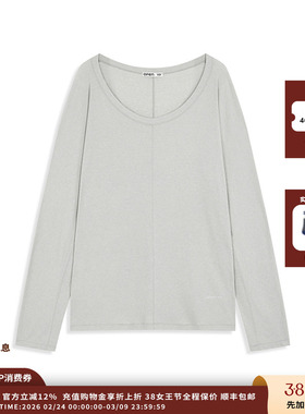 【现货】设计师品牌OPEN YY25PF低圆领休闲上衣JULY