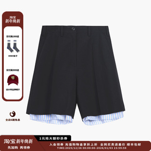 25AW羊毛叠层短裤 设计师品牌ETHOR JULY 现货