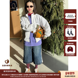 【新品】设计师品牌pushBUTTON 25PS新品拼接牛仔半身裙 JULY