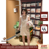 现货 设计师品牌Crush Collection 26PS 格子花呢背心连衣裙