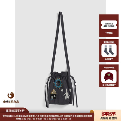 25PF彩色部落珠绣斜挎包JULY