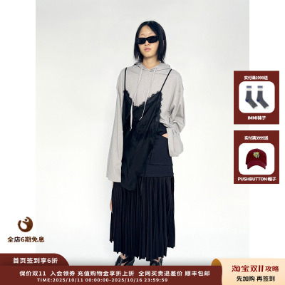 PUSHBUTTON25SS长袖连帽衫JULY