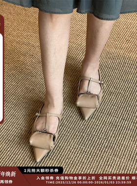 【现货】设计师品牌PUSHBUTTON 25PF玛丽·简平底鞋JULY