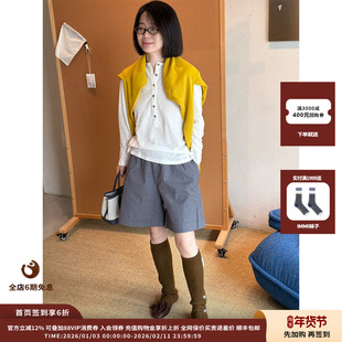 【现货】设计师品牌AETHER HAZE 25AW百搭宽松休闲短裤 JULY