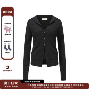 JULY 新品 设计师品牌SWAYING24AW羊绒假两件开衫