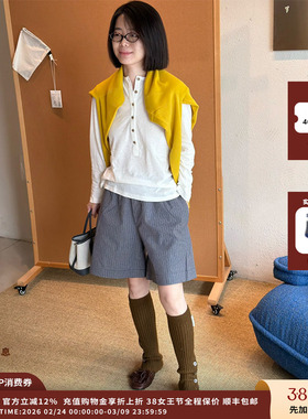 【现货】设计师品牌AETHER HAZE 25AW百搭宽松休闲短裤 JULY