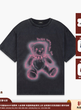 【现货】设计师品牌WE11DONE 25AW泰迪T恤JULY