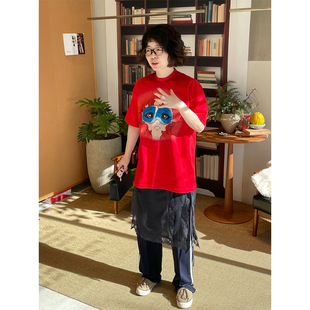 【现货】设计师品牌 PUSHBUTTON 26RS  哭泣娃娃短袖T恤